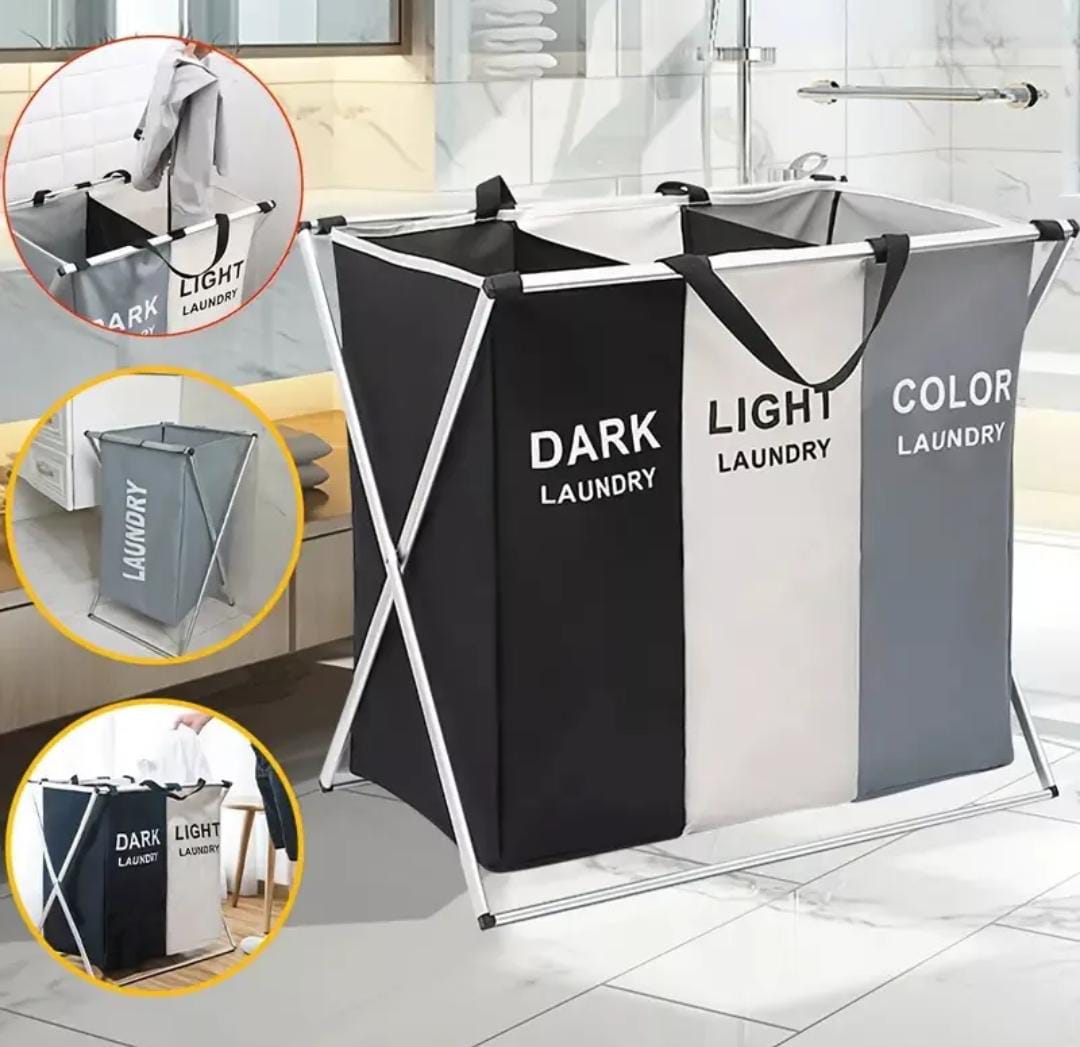 ORGANIZADOR CESTO DE ROPA Y LAVANDERIA